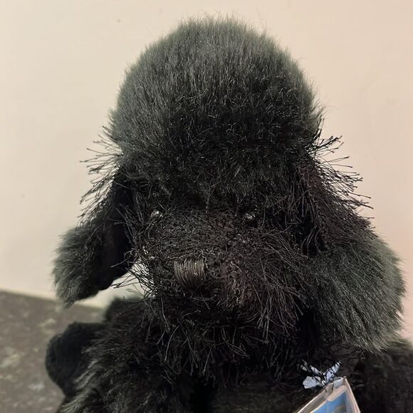 Ganz Webkinz Black Poodle Dog Stuffed Animal Plush Toy with Code - Picture 2 of 9